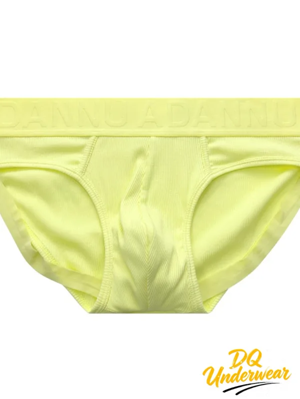 Cuecas masculinas com nervuras de cor sólida ADANNU logotipo em relevo elástico na cintura estiramento conforto diário cuecas de biquíni AD759 — image 16