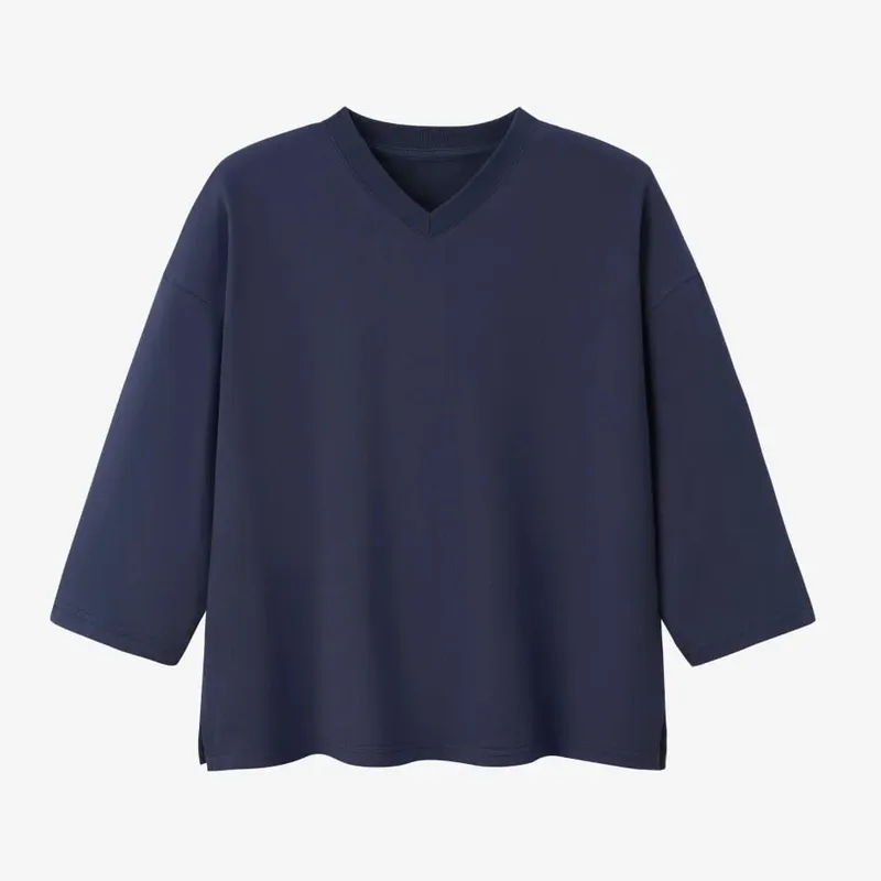 AS SS26 oversize loose T-shirt dress + V neck T-shirt + skirt set casual style woman clothes — image 8