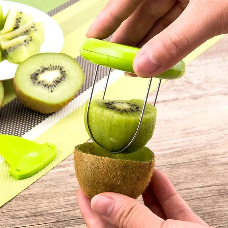 1pc/Kiwi fruit opener thickeneded independent packaging kiwi spoon kiwi peeling tool fruit splitting artifact — image 1