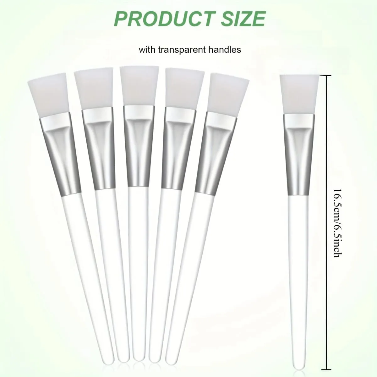 50pcs/10pcs Facial Mask Brushes - Professional Makeup & Skincare Applicators for Face Masks Body Butter Creams Salon Spa — image 4