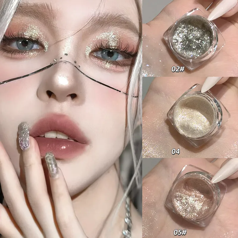Single Eyeshadow - Ultra Sparkle Glitter Silky Matte & Luminous Pearlescent Finishes for Bold & Delicate Daily Eye Makeup Look — image 3