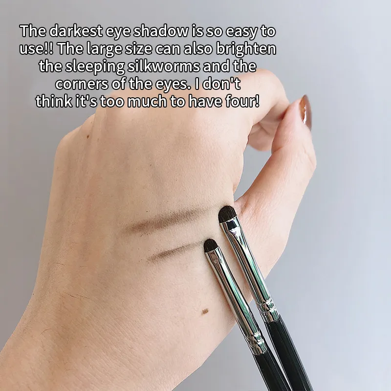 Detail small Eyeshadow Make up brush Pony hair Precision Eye shadow Makeup brushes Tapered Smudge cosmetic tools — image 2