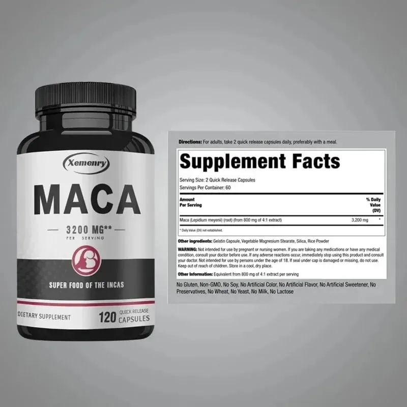 Organic Maca Supplement for Men Increase Stamina Immunity Supplement Big 18 — image 2
