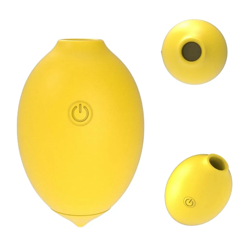 Vacuum Sucking Vibrator for Women Lemon Sex Toys Suction Clitoris Stimulator 10 Power Female Oral Nipple Clit Vibrating Sucker — image 1