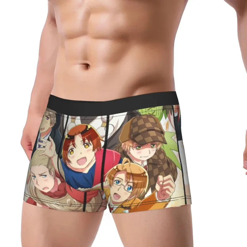 Hetalia World Stars Men Boxer Shorts Cozy Underwear Underpants — image 2