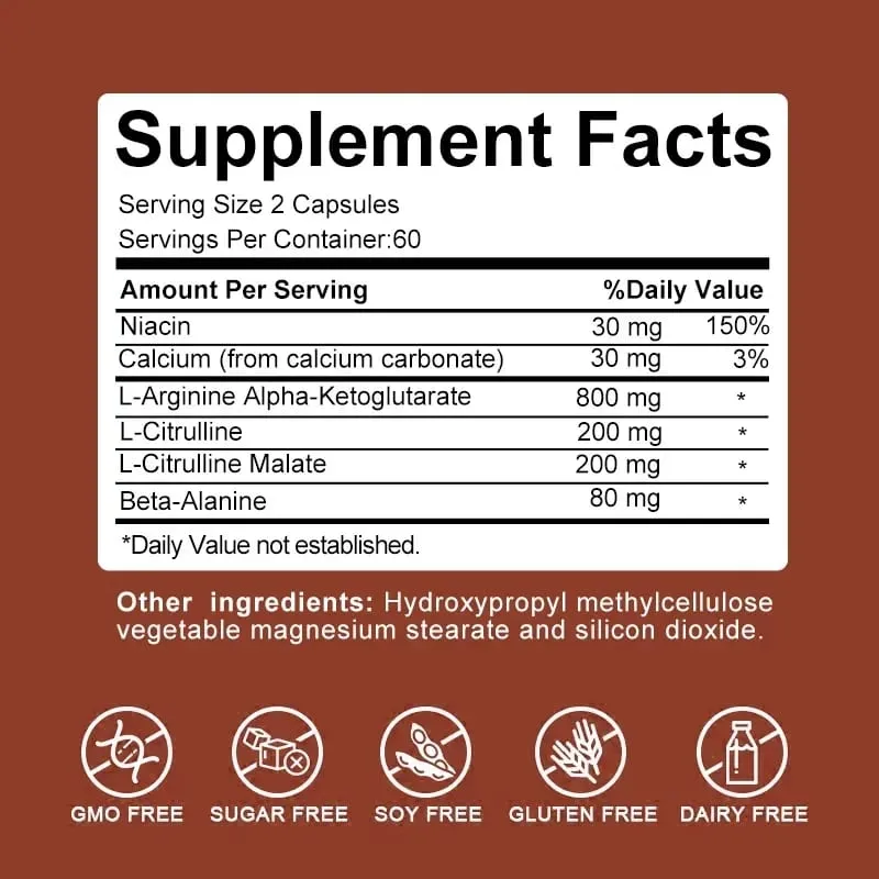 Meilleures capsules d’agrandissement masculin – Supplément d’oxyde nitrique Taille d’énergie masculine Performance d’endurance Amélioration musculaire