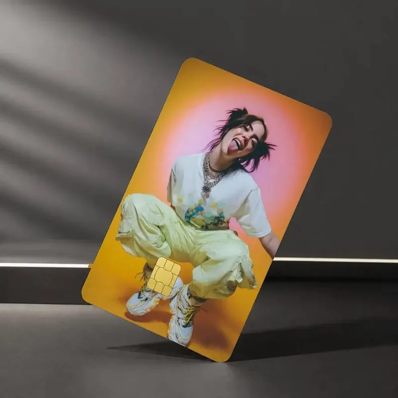 Musician Billie E-Eilish Sticker Film Tape Skin for Credit Card Debit Card Waterproof Stickers — image 12