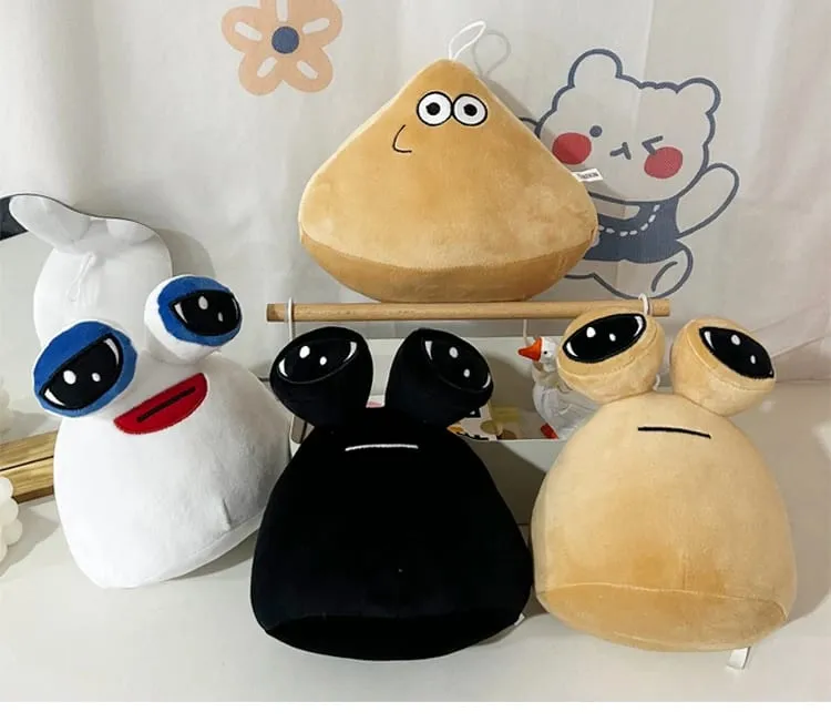 12/22cm Big Eyes E.T. Plush Pillow Stuffed POU Plush Toy Kawaii Cartoon Figure Man Gift — image 6