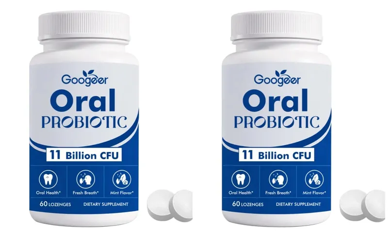 Googeer Oral Probiotic Lozenges 11 Billion CFU with L. reuteri S. salivarius and L. rhamnosus for Daily Fresh Breath 60 Count — image 9