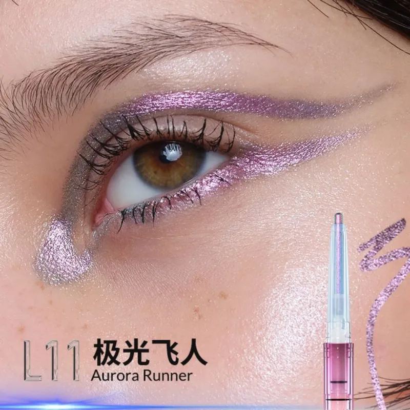 Kaleidos Eyeliner Gel Pencil Waterproof Chameleon Colour Long Wear Glitter Metallic Eye Shadows Pen Eye Liner Stamp Makeup — image 11