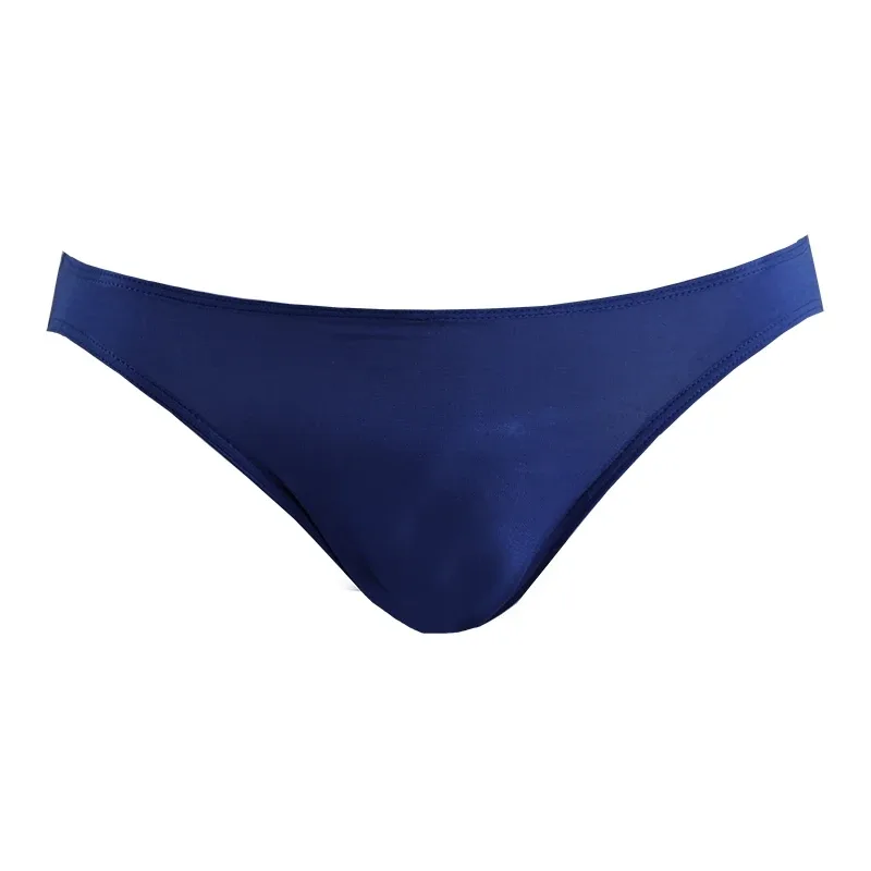 Roupa interior masculina calças triangulares pequenas u convexo modal fino estiramento sexy cintura baixa apertado cuecas laterais estreitas — image 2