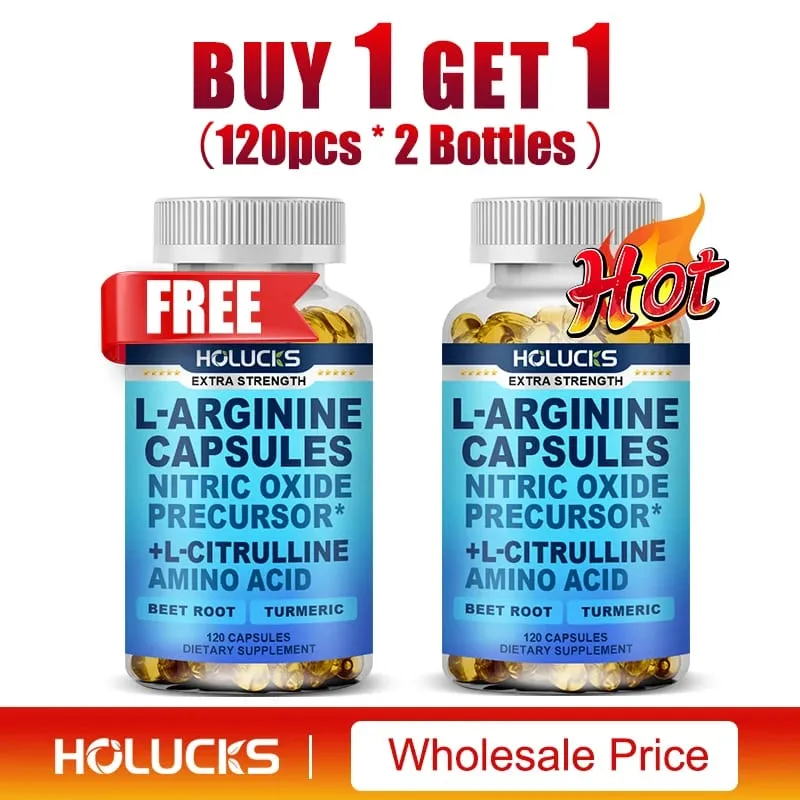L Arginine Capsules with L-Citrulline Nitric Oxide Booster for Stamina Muscle Energy & Vascularity for Men's Extra Strength — image 10