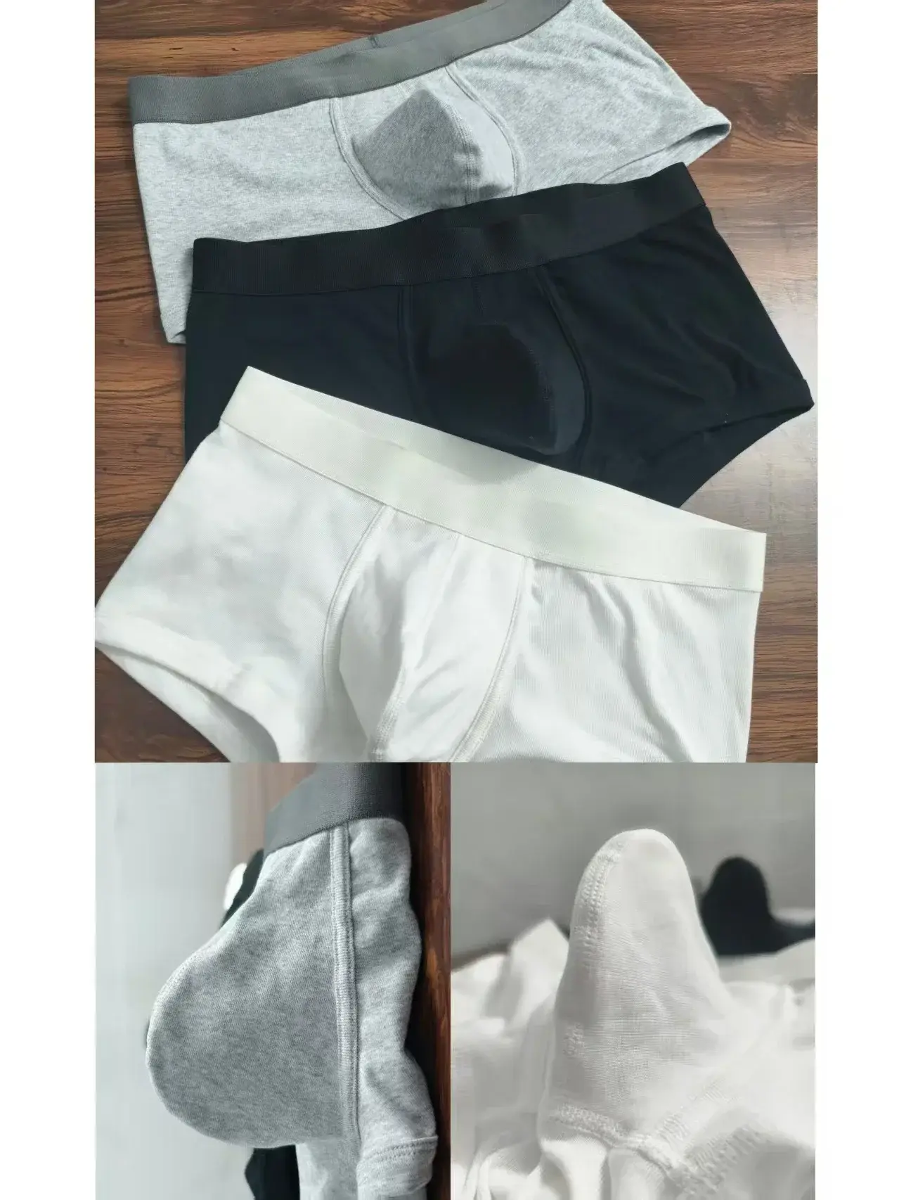 Mens Extra Larger Pouch Premium Cotton Boxer Briefs Super Breathable Underwear Sexy Comfortable Trunks Soft Hot Selling 2026 New — image 12