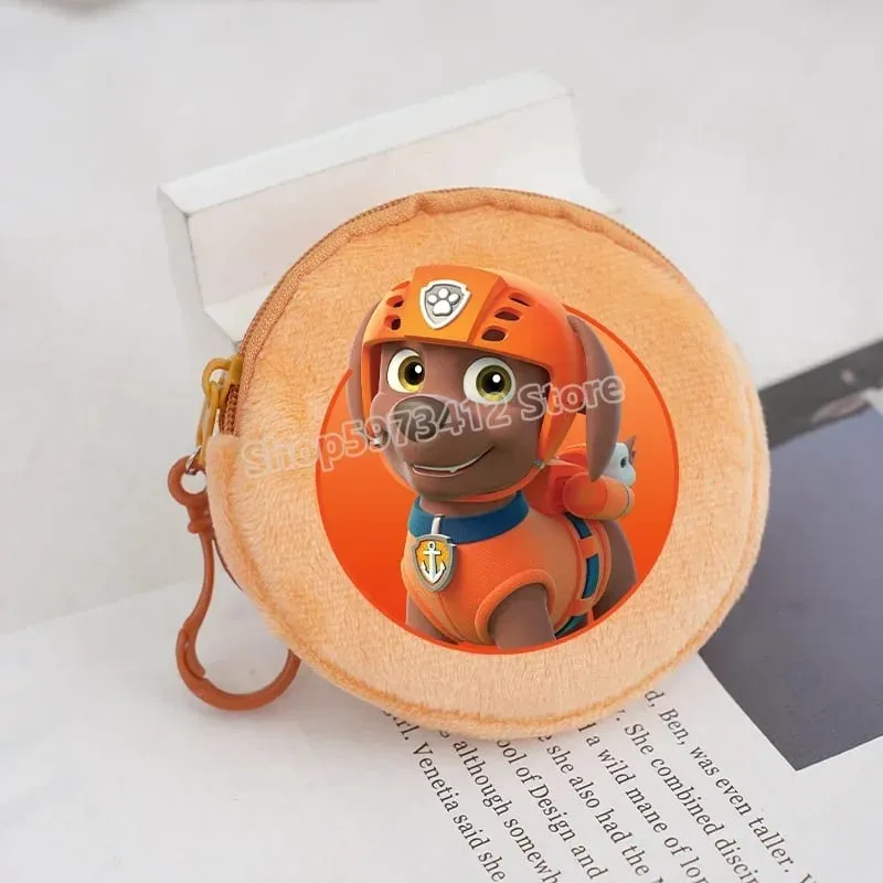 Paw Patrols Round Wallet Cute Keychain Bag Printing Coin Zipper Purse Anime Small Change Bags Convenient Mini Storage Pouch Gift — image 25