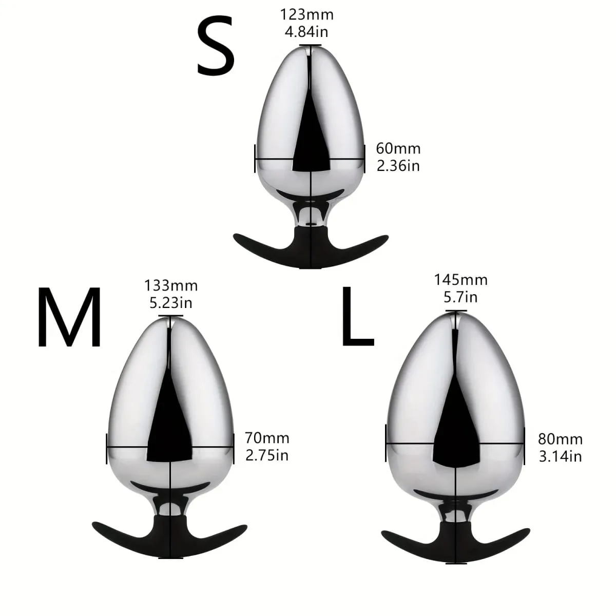 Metal Butt Plug Mga Pang-adultong Erotikong Laruan BDSM Butt Plug Pull Couples Flirting Room Laruan Anal Dilator Masturbators Sex Tools Anal Beads — image 2
