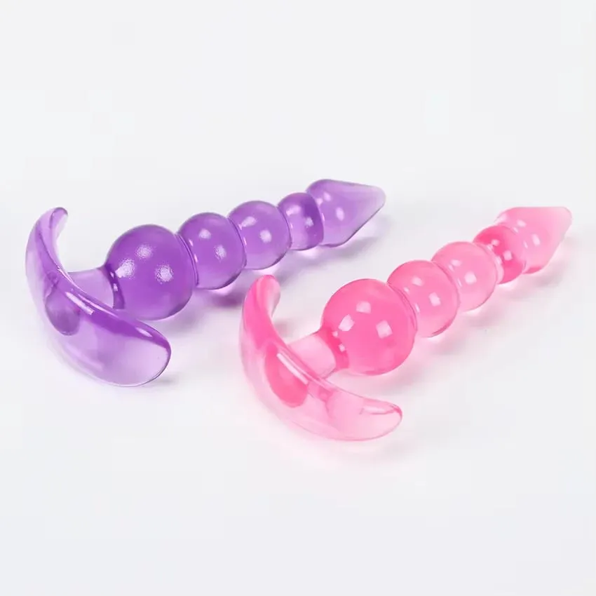Anal Beads Dildo Soft Silicone Anal Plugs Butt Plug Prostate Massage Unisex Sexy Stopper Adult Sex Toy for Men Women Adult Games — image 4