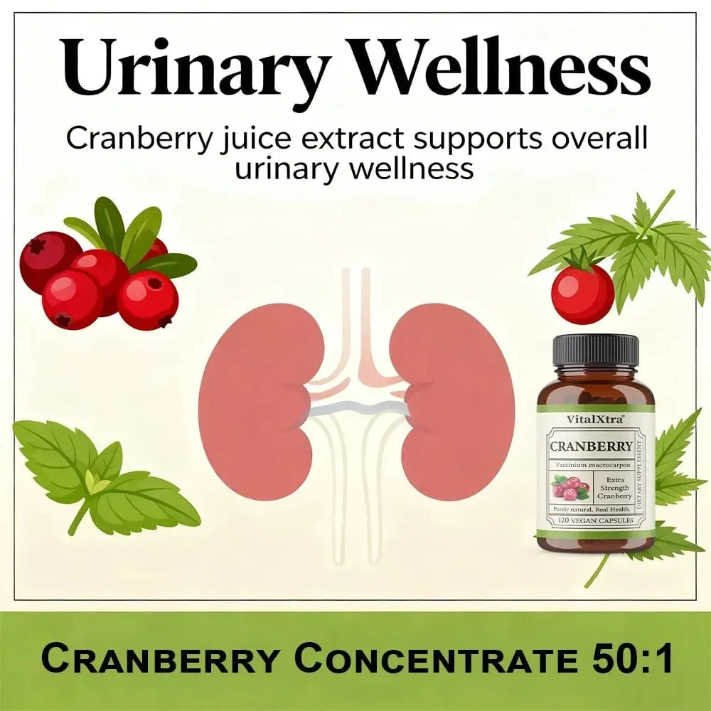 Cranberry Capsules - Supports Cardiovascular Health Enhances Immunity Supports Urinary Tract Health — image 6
