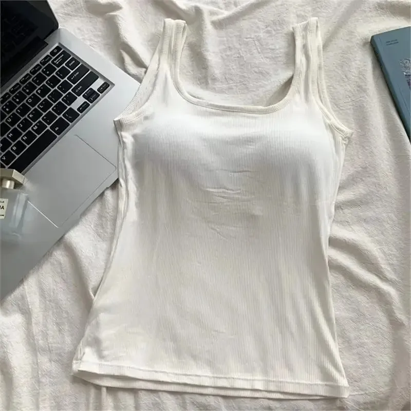Red Bal Strap Vest Women's Tight Elastic ort Top with Chest Pad ort Wrap Chest irt Autumn Outdoor Wear Sports Top — image 5