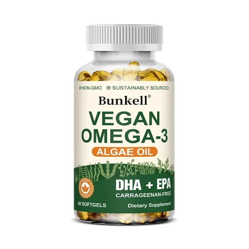 Omega 3 Algae Oil | Plus DHA EPA Non GMO Overall Health | Fish Oil Substitute 120 Capsules Soft Capsules — image 8