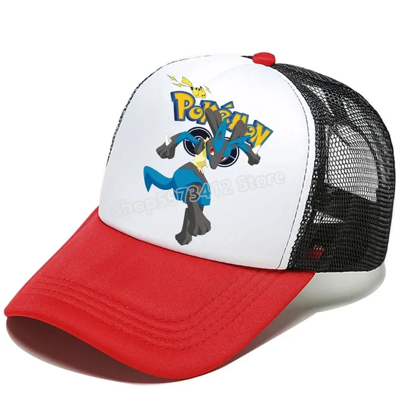 Pokemons Baseball Cap Pikachu Charizard Gengar cartoon Peaked Hat Kid Adult Summer Outdoor Sport Hat Boy Casual Fashion Cap Gift — image 13