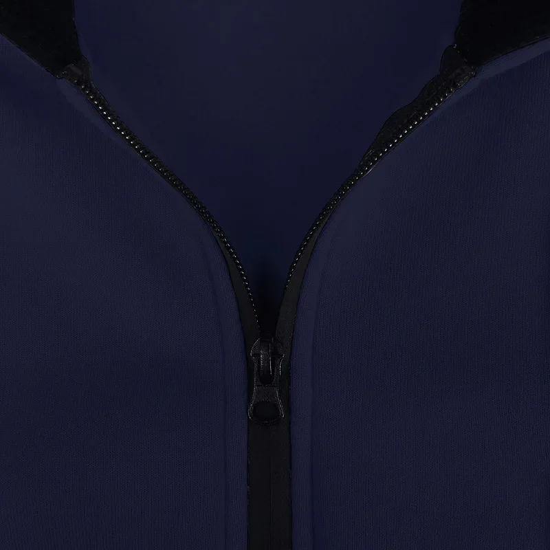 New 2026 Men's Autumn Casual Solid Long Sleeve Zipper Hooded Sweatshirt Coat Male Fashion Outdoors Sportswear Hoodies Jackets — image 18
