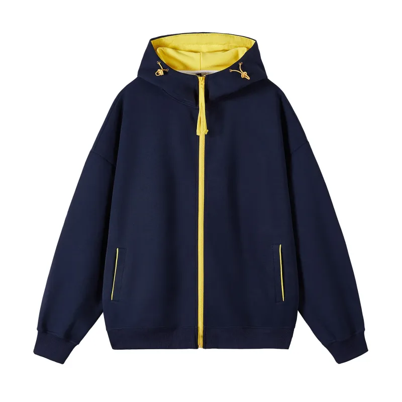 2026 Spring Cotton Hooded Hoodies Men Fashion Youthful Vitality Casual Outerwear Mens Zipper Hoodie Coat Hooded Sweatshirt Tops — image 4
