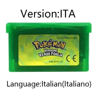 GBA Video Game Cartridge Console Card Pokemon Emerald Ruby FireRed LeafGreen Sapphire Multi-language for GBA/NDS
