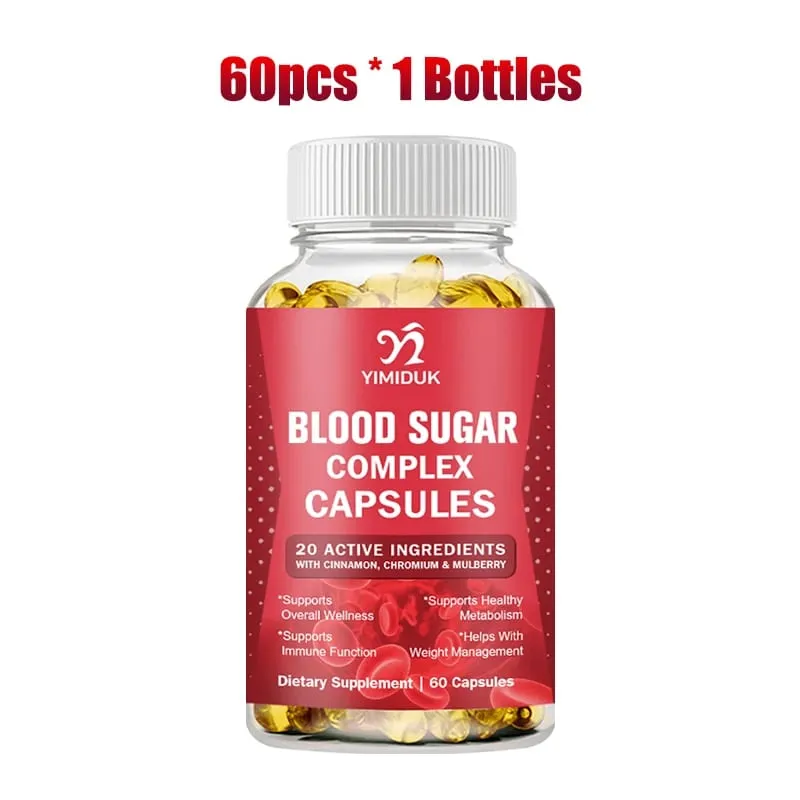 Blood Sugar Complex Supplements with Cinnamon Turmeric Supports Healthy Blood Sugar Healthy Energy Levels Metabolism