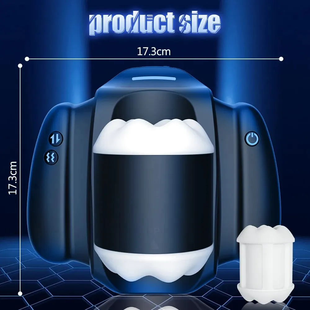 Automatic Telescopic Vibrating Male Handle Masturbator Cup Penile Stimulator Vaginal Pocket Pussy Adult Sex Machine for Men — image 6