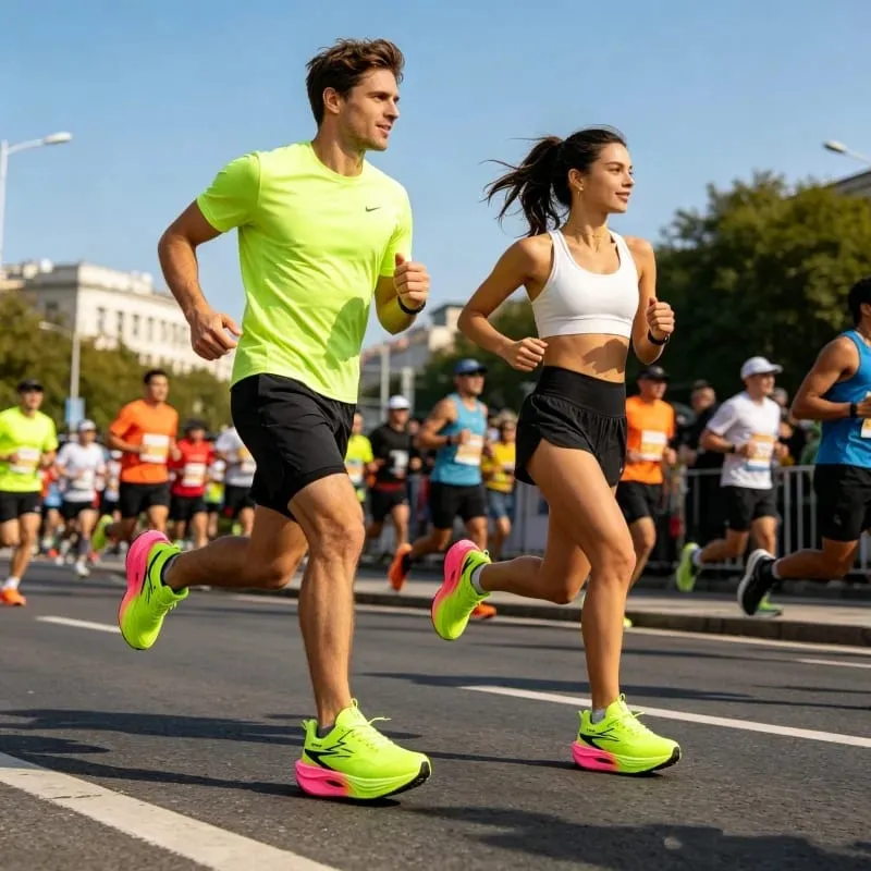 Marathon Running Shoes Men Speciality Sports Carbon Board Breathable Lightweight Women's Comfortable Athletic Nonskid Sneakers — image 9
