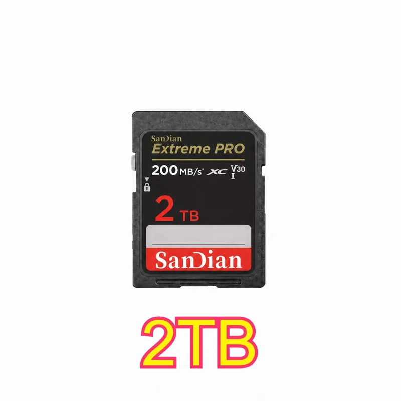 2026 Nuovo originale Micro TF SD Card 128GB 256GB U3 Scheda di memoria Flash ad alta velocità 4K Archiviazione video per fotocamera digitale Telefono portatile