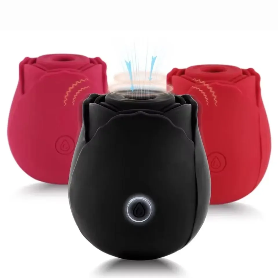 Powerful Vagina Sucking Vibrator rose toy toungue Intimate Good Nipple Sucker Oral Licking Clitoris Stimulation Sex Toy Women — image 1