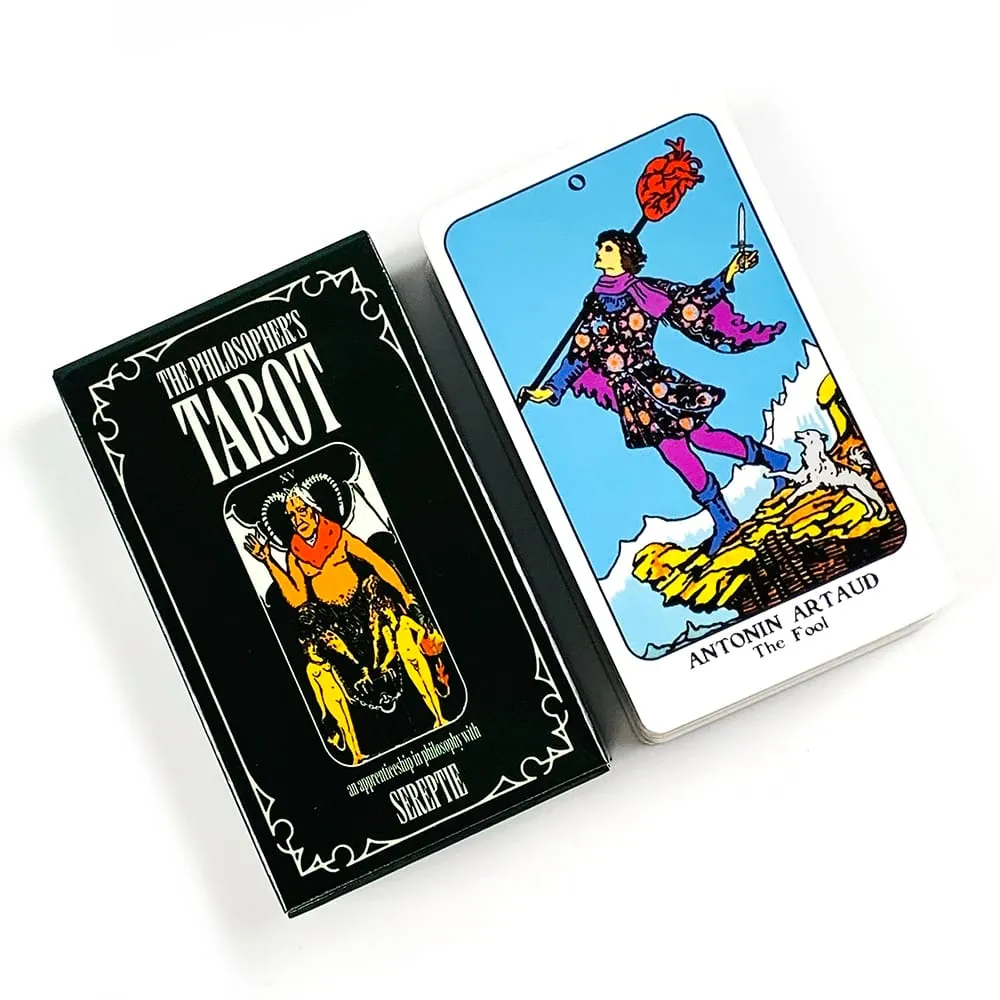 New The Philosopher's Tarot Deck 78 Cards English Version Fate Prediction Spiritual Divination Table Game for Tarot Beginners — image 1