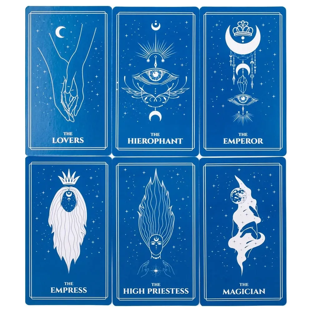 Celestial Tarot filled with the mysterious atmosphere of cosmic celestial bodies Divination Edition Deck Board Playing Games