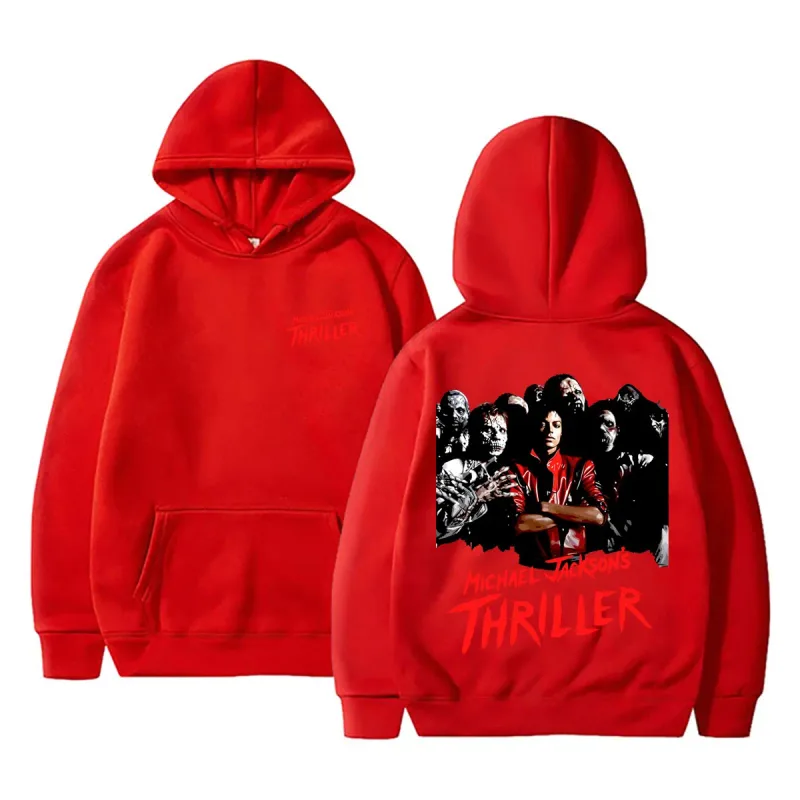 2026 new Classic Vintage Michael Jackson Thriller Hoodie Men Women Retro Gothic Rock Horror Sweatshirts Men's Punk Streetwear — image 7