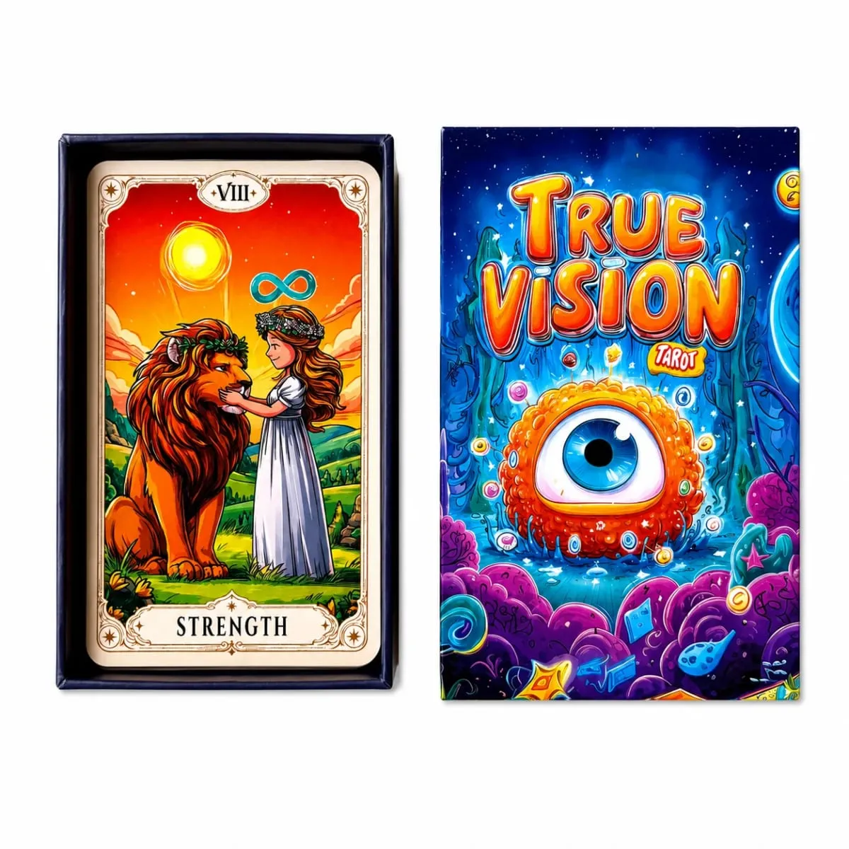 True Vision Tarot Card Deck | 78 Rider-Waite-Inspired Cards with a Guidebook for Daily Guidance Love Career — image 4