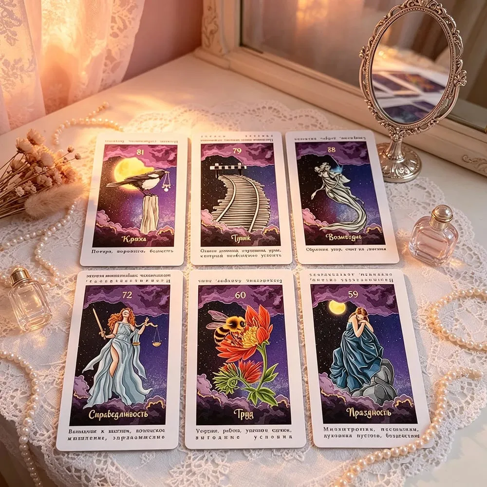 Opakyд Noдhoдyhuя Tarot Cards Russian Edition Divination Board Game with Guidebook Perfect for Meditation & Intuitive Read — image 5