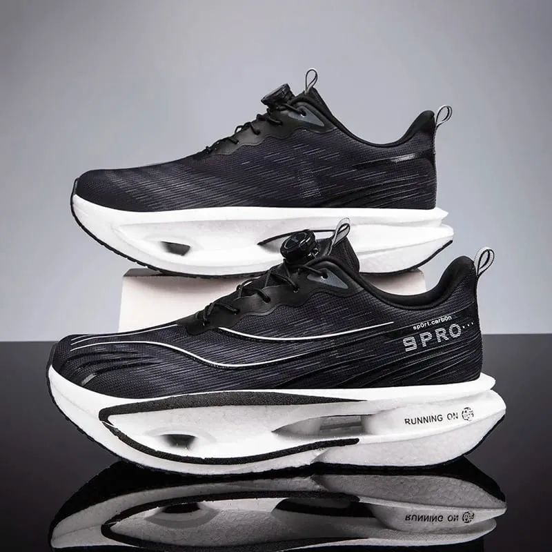 New Running Shoes Carbon Board Marathon Men Sports Breathable Lightweight Women's Comfortable Athletic Nonskid Casual Sneakers