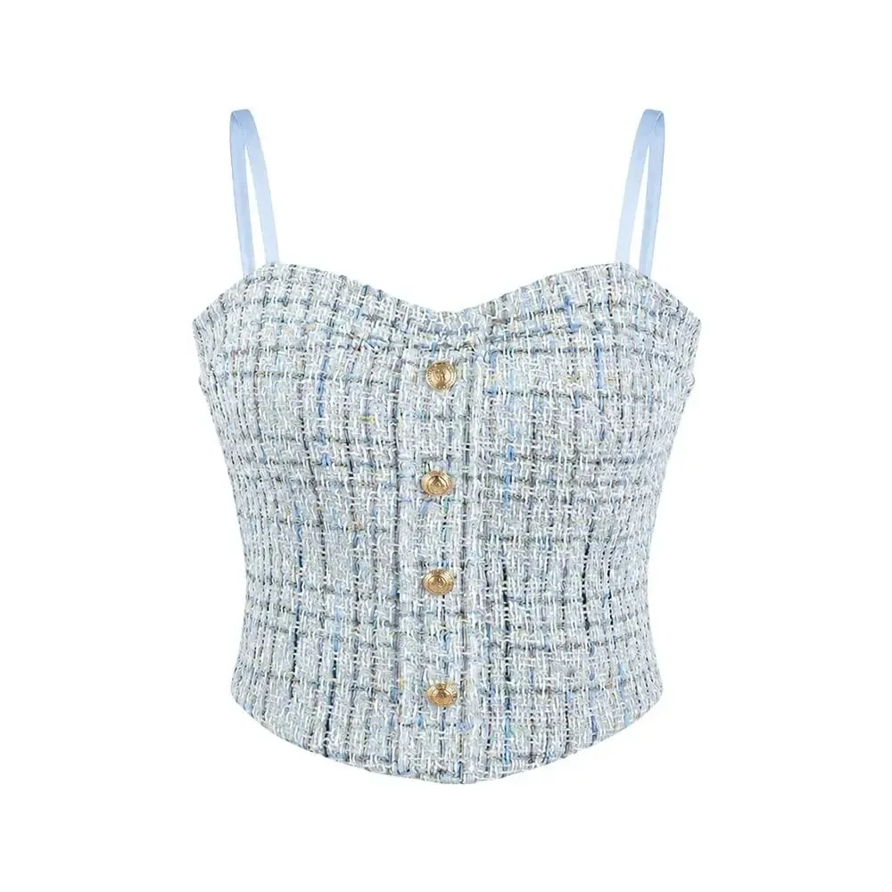 Casual Elegant Summer Tank Tops Slim Underwear Cami Top Shirt Sleeveless Chest Halter Vest Corset for Women — image 3