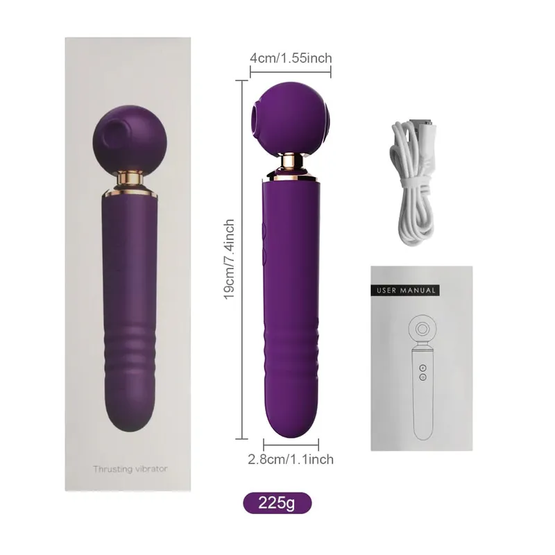 Magic Av Wand Massager Dildo Masturbator Clitoris Διέγερση Θηλών Παιχνίδια σεξ σιλικόνης Δονητές Γυναικείες κολπικοί διεγέρτες σημείου G