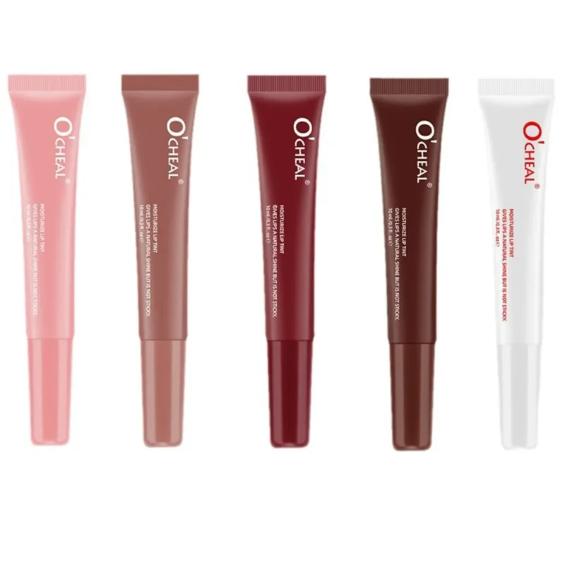 Bálsamo labial hidratante espelho brilho labial baunilha hortelã gelado bolo de café cheiro batom transparente óleo labial maquiagem