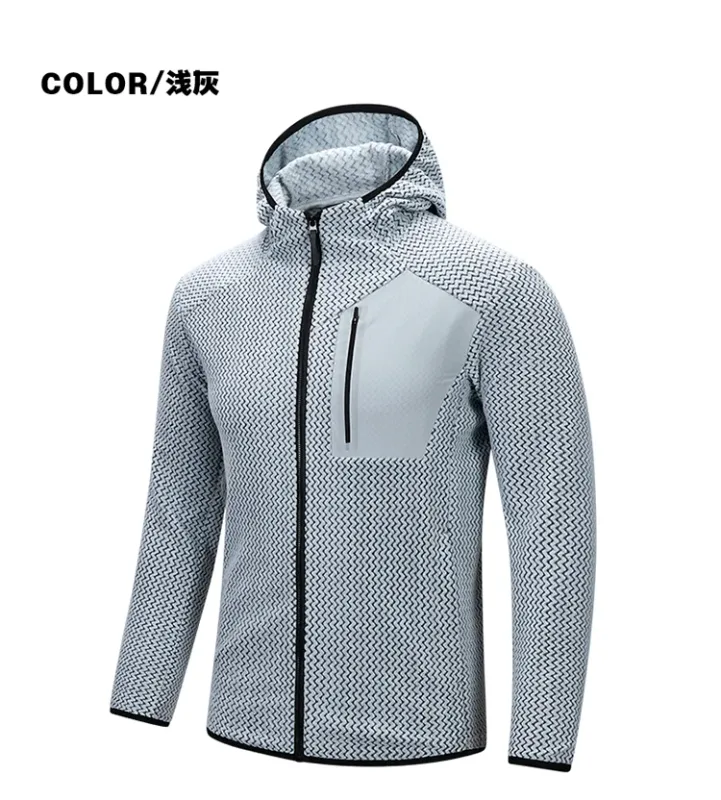 Fashionable and Versatile Warm Hooded Coats, High-quality Men's Zipper Coats for Fall/winter,Casual Sports Fitness Sweatshirts