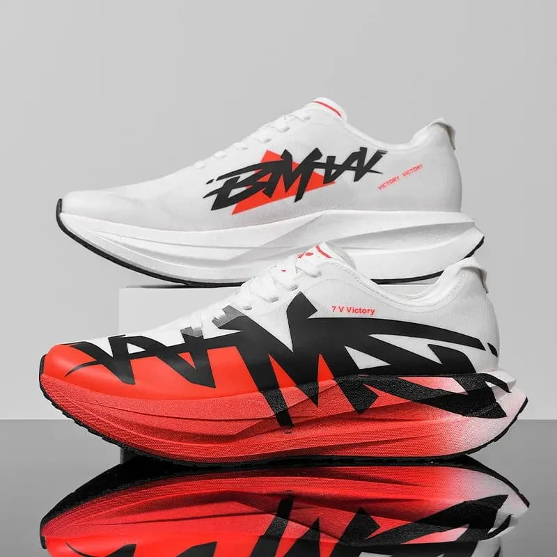 Unisex Sports Shoes Carbon Plate Walking Running Sneakers Shock-Absorbing Marathon Racing Athletics Training for Men Women Shoes