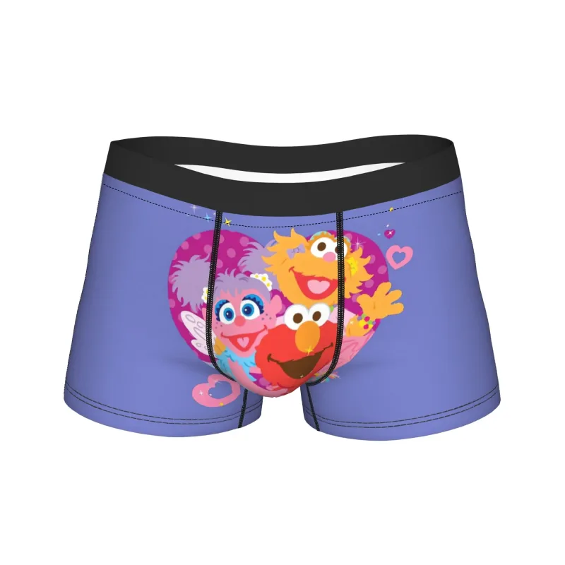S-Sesames Streets Tango Elmo & Grover Underwear Men Shorts Briefs Funny Boxershorts Quality Customs Oversize Panties — image 15