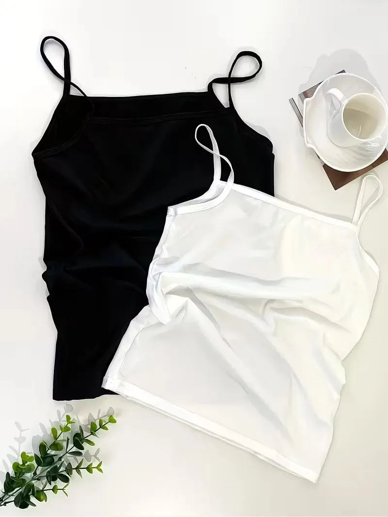 Retro Soda Aesthetic Women Spaghetti Strap Camisole Outrageous Cherry Coke Fruit Print Slim Sleeveless Summer Daily Tank Vest