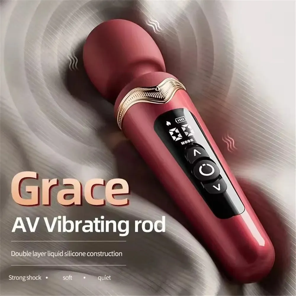 Powerful Large AV Magic Wand Vibrators Stimulation G Spot Nipple Clitoral Massager Vaginal Female Masturbator Sex Toys — image 2