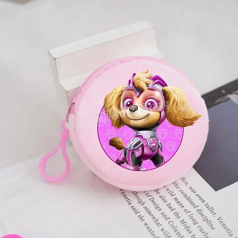 Paw Patrols Round Wallet Cute Keychain Bag Printing Coin Zipper Purse Anime Small Change Bags Convenient Mini Storage Pouch Gift — image 30