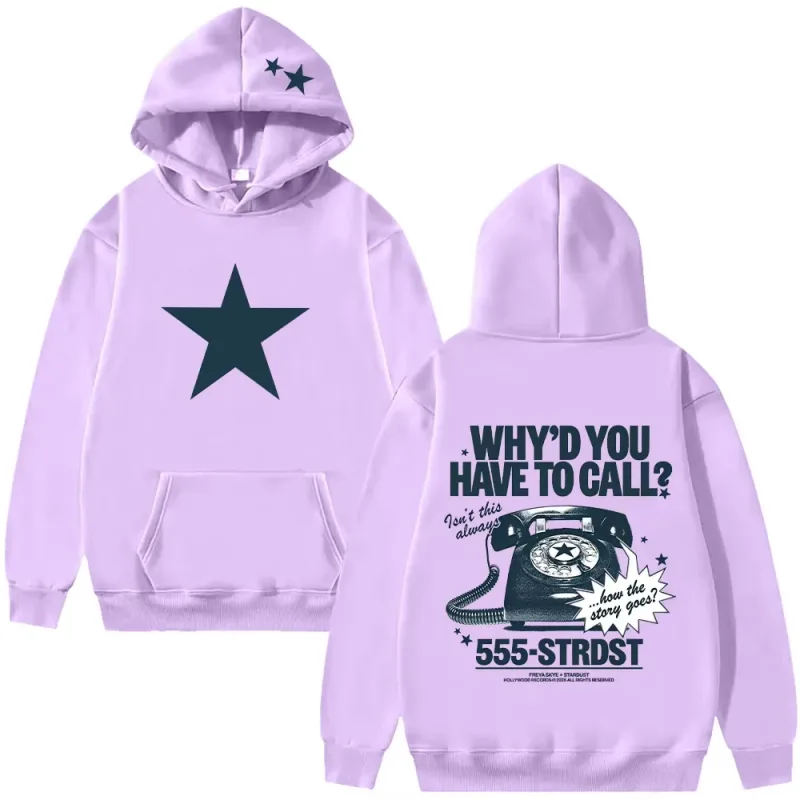 Freya Skye Hoodie Vintage Cartoon Print Hoodies Women Men Casual Long Sleeve Hooded Sweatshirts High Street Y2K Streetwear — image 14