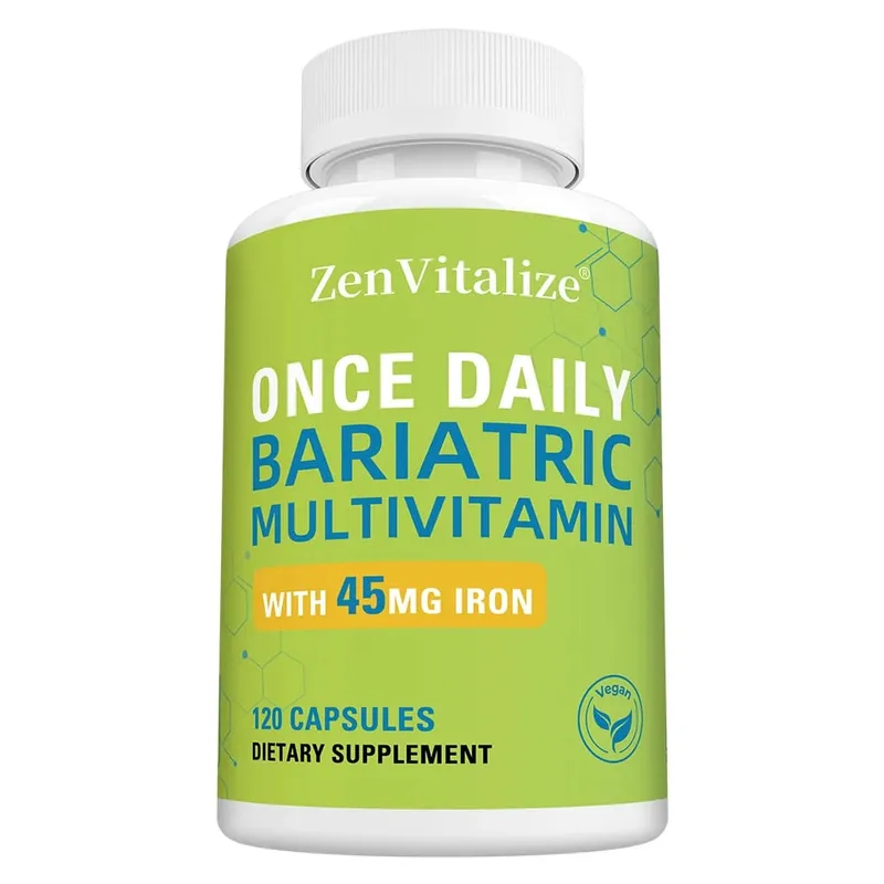 Once Daily Multivitamin Capsule with 45 Mg of Iron Easily Absorbed Dietary Supplements