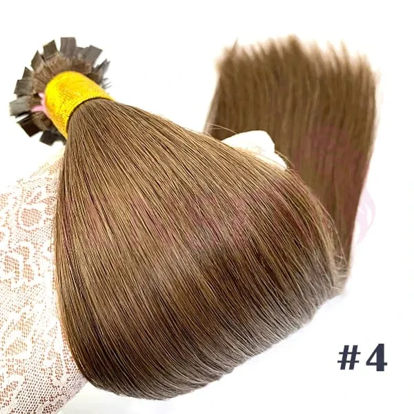 Straight Flat Tip Human Hair Extensions 16"-26" Inch 1g/Strand 100% Hair Extensions Keratin Capsule Fusion Hair For Women — image 10